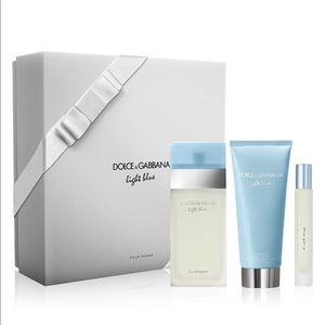 SOLD Dolce and Gabbana Light Blue Perfume Gift Set
